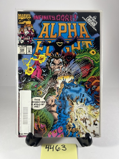 Alpha Flight #124 Comic Book   Marvel