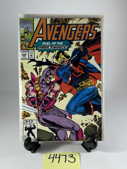 Avengers #344 Duel of the Dark Knights Comic Book   Marvel Comics