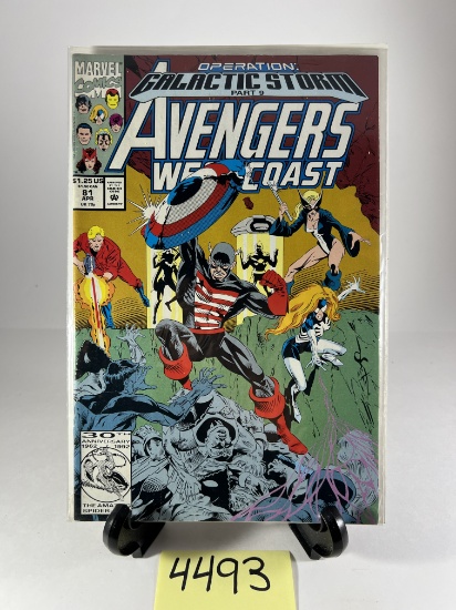 Avengers West Coast #81     Marvel Comics April 1992