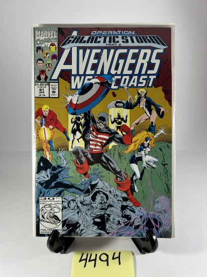 Avengers West Coast #81 (Operation: Galactic Storm Part 9) -     - Marvel Comics