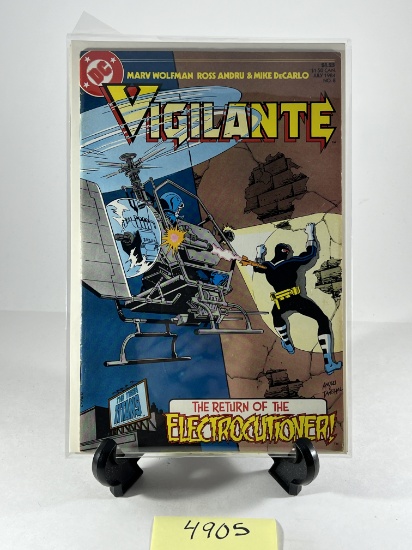 Vigilante #8 The Return of the Electrocutioner (July 1984) -     - DC Comics
