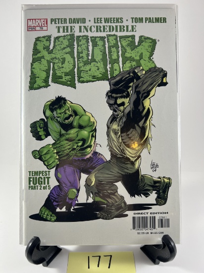 The Incredible Hulk Tempest Fugit Part 2 of 5 Comic Book Marvel PSR 78