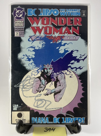 Wonder Woman Annual 1992 DC Comics Eclipso The Darkness Within Issue 3