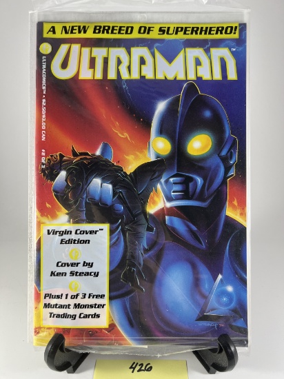 Ultraman #12 Virgin Cover Edition Ultracomics Plus 1 of 3 Free Mutant Monster Trading Cards