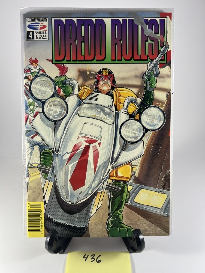 Judge Dredd Dredd Rules Issues #4 Fleetway Quality