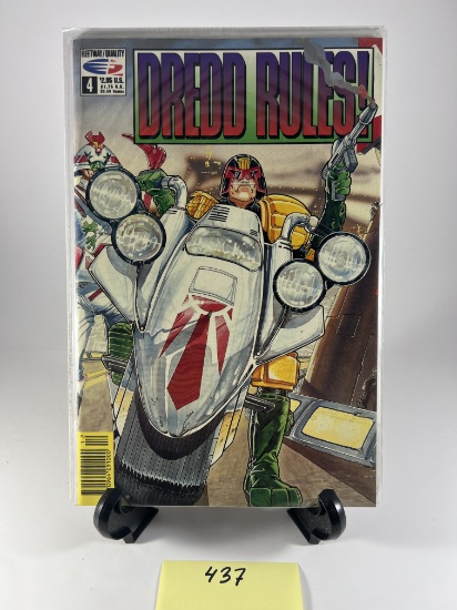 Judge Dredd Rules Issue #4 Fleetway Quality