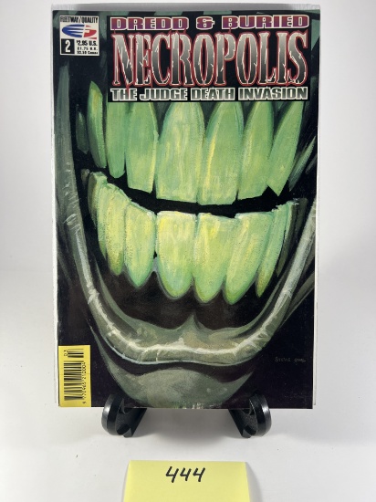 Dredd & Buried Necropolis - The Judge Death Invasion Issue #2  Fleetway/Quality