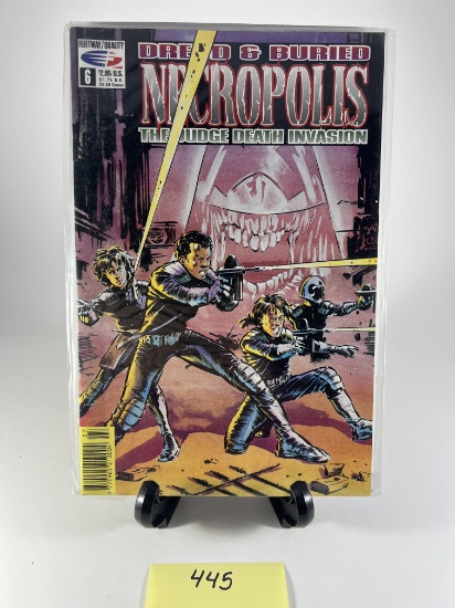 Dredd & Buried Necropolis The Judge Death Invasion Issue 6  Fleetway Quality