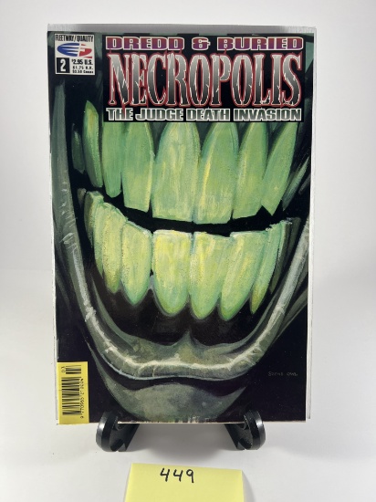 Dredd & Buried Necropolis The Judge Death Invasion Comic Book Issue 2  Fleetway/Quality