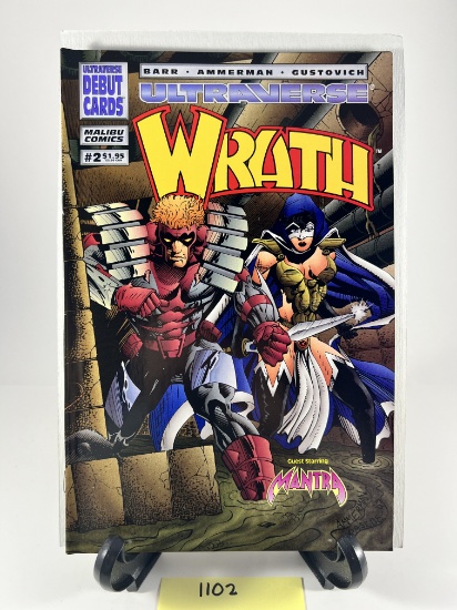 Wrath #2 Ultraverse Debut Cards Comic  Malibu Comics