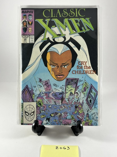 Classic X-Men #28 Cry for the Children - Marvel 1988 -