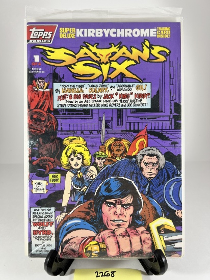 Satan's Six #1 (Super Deluxe) Comic Topps Comics KirbyChrome Edition