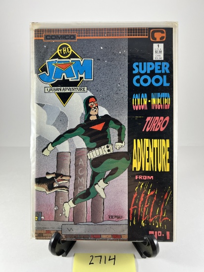 The Jam: Urban Adventure #1 Color-Injected Turbo Adventure  Comico 1987
