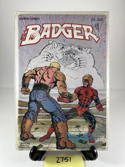 The Badger #4 Comic Book  Capital Comics