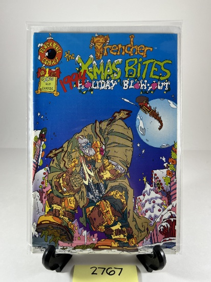Trencher Holiday Blowout #1 1994 Xmas Bites Comic - Black Bull Comics -