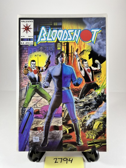 Bloodshot #9 Comic Book  Valiant June 1994