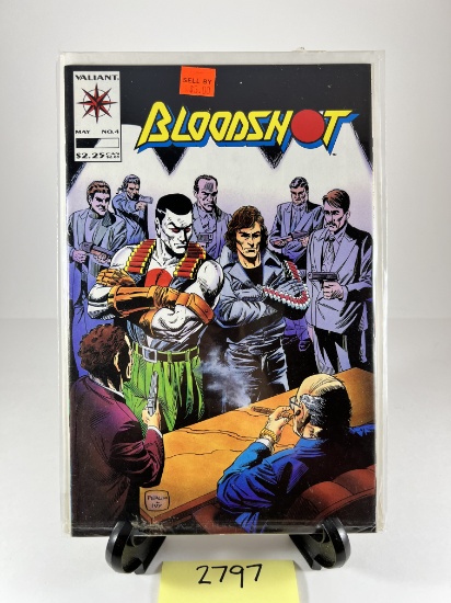 Bloodshot #4 Comic   Valiant May 1993