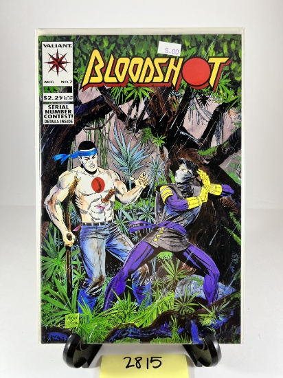 Bloodshot #7 Comic  Valiant August No. 7