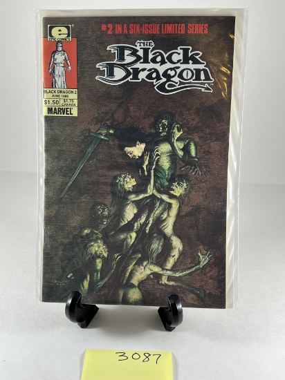Marvel Epic Comics The Black Dragon #2 Six-Issue Limited Series June 1985