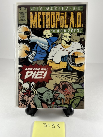 Metropol A.D. Volume 2 Number 9  Epic Comics