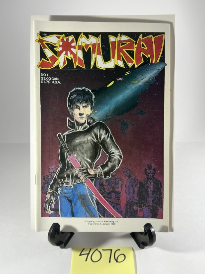 Samurai #1 Comic     Aircel Publishing Reprint 1986
