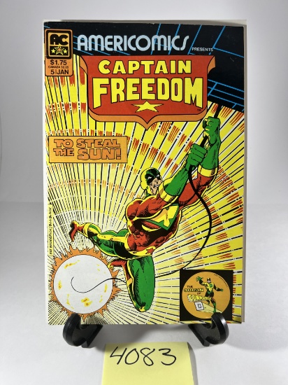 Captain Freedom To Steal the Sun! Comic   Americomics AC #5