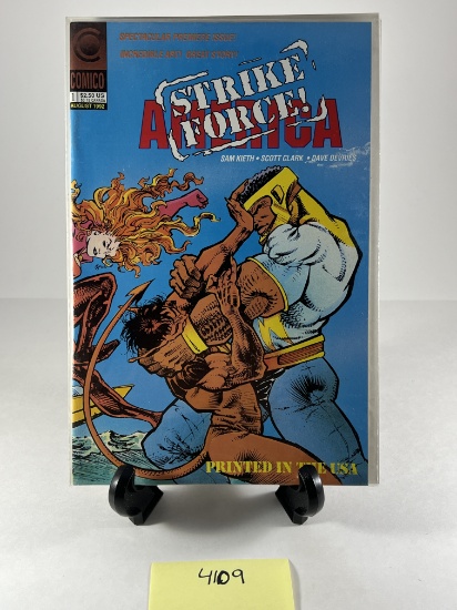 Strike Force America #1     COMICO 1992