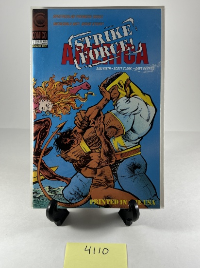 Strikeforce: America #1 Comic   Comico August 1992