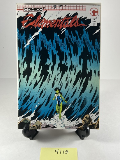 Elementals #5 Comic Book   Comico