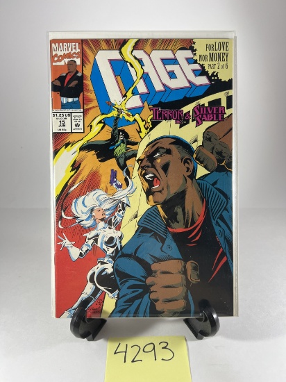 ** Marvel Comics Cage #15 June 1993     Part 2 of 6 For Love Nor Money Terror Inc. & Silver Sab