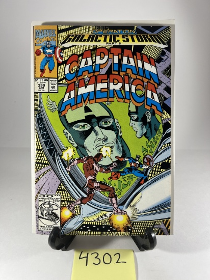 Captain America #399 from Marvel Comics published in April 1992 -