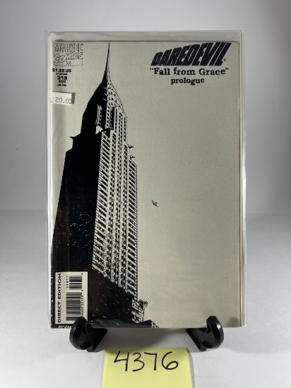** Daredevil #319 Fall from Grace Prologue     Marvel Comics
