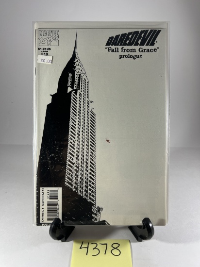 Daredevil #319 Fall from Grace Prologue Comic Book     Marvel Comics
