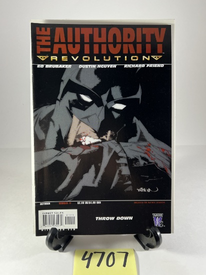 The Authority: Revolution Issue #11 Throw Down Comic     WildStorm Ed Brubaker