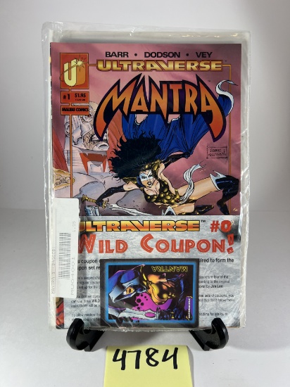 Mantra #1 (Ultraverse) -     - Malibu Comics - Wild Coupon Included