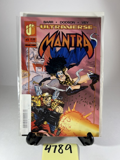 Ultraforce Mantra #1 Comic -   Malibu Comics Barr Dodson Vey
