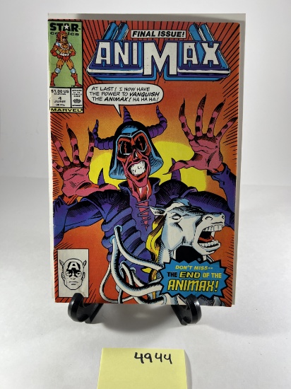 Animax Final Issue Comic   Marvel June 1986