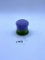 Small purple field flowers small crack in plastic top Avon bottle