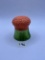 Large orange field flowers Avon bottle