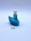 Blue swan with crown Avon bottle