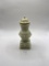 White statue with liquid Avon bottle