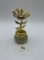 Keepsake gold flower Avon bottle