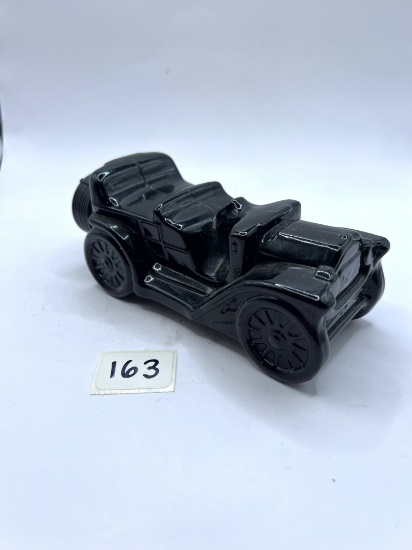 Black tractor Avon bottle