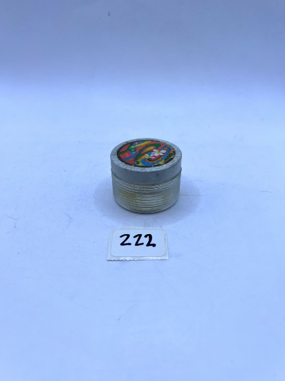 Small clear hawaiian lid Avon bottle