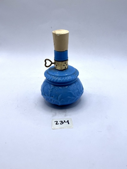 Blue Avon bottle
