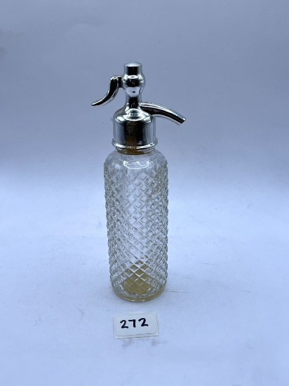 Clear Avon bottle