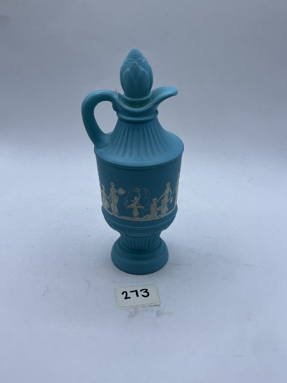 Blue artistic Avon bottle
