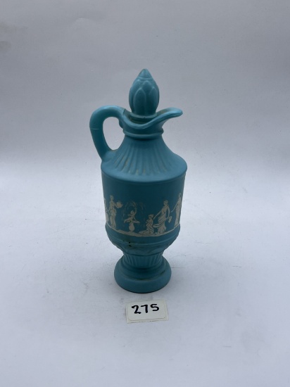 Blue artistic Avon bottle