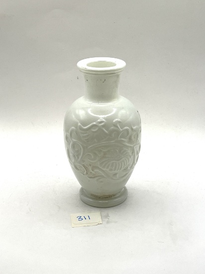 White vase Avon bottle