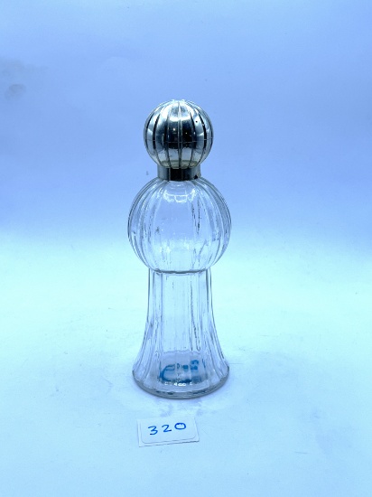 Clear Avon bottle